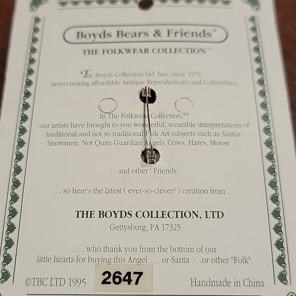 (J10) Folkwear by Boyd bear & Friends - Picture 5 of 5